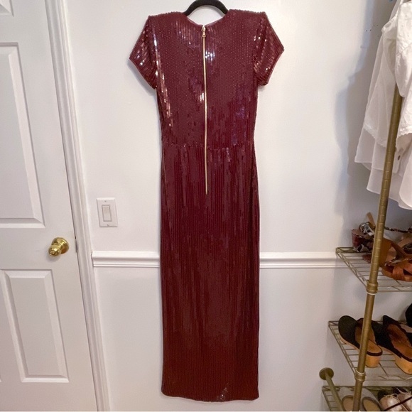 Haney Alessia Sequin Maxi Dress Gown 4 NWT - Picture 12 of 14